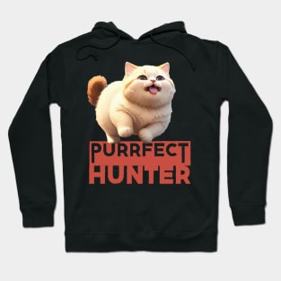 Just a Purrfect Hunter Cat Hoodie